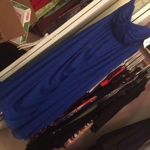 David’s Bridal Versa dress in royal blue Size 20